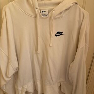 Nike Women’s White Hooded Sweatshirt